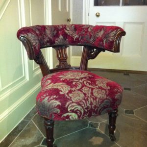 Antique Library Desk Chair