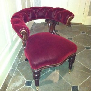 Antique Library Desk Chair