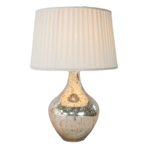Haddon Silver Glass Cheena Lamp
