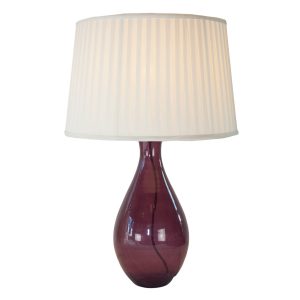 Hatfield Purple Glass Lamp