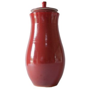 Large Ceramic Urn with Lid