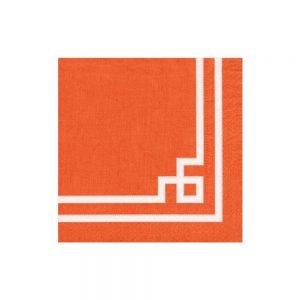 Caspari - Rive Gauche Paper Napkins in Orange