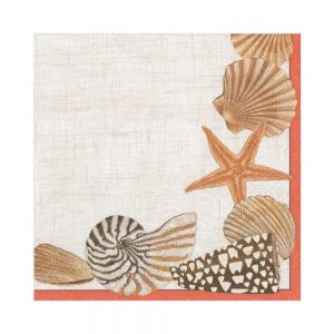 Caspari - Seaside Paper Napkins - 20 Per Pack