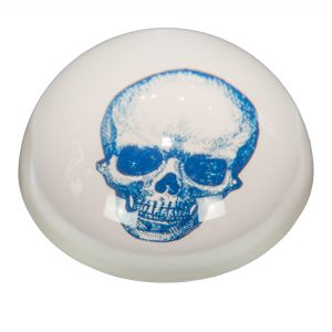 Glass Skull Paperweight