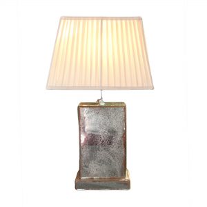 Plain Antiqued Mirror Lamp Base