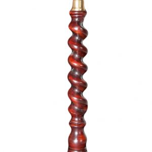 Wooden Barley Twist Candlestick