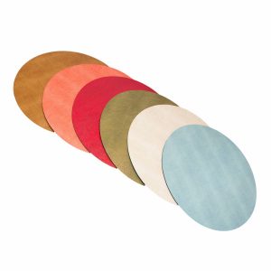 Faux Snakeskin Round Placemat