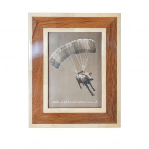 Handmade Horn and Teak Picture Frame 5x7